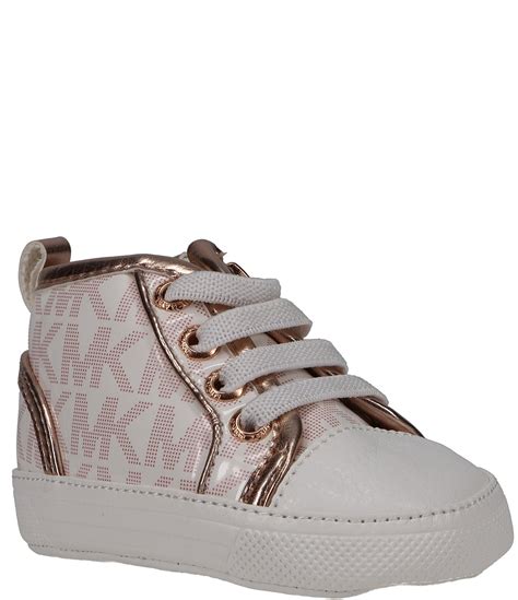 michael kors baby shoes dillards|Michael Kors denim shoes.